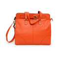 Catraoine Double Handle Euro Bag - Tangerine Orange